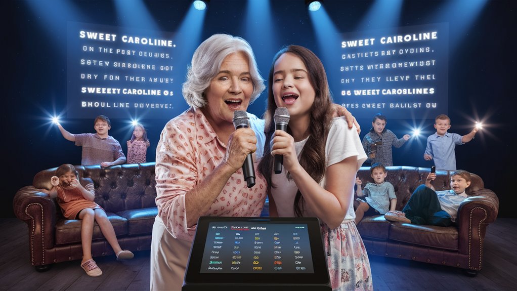 family karaoke unites generations