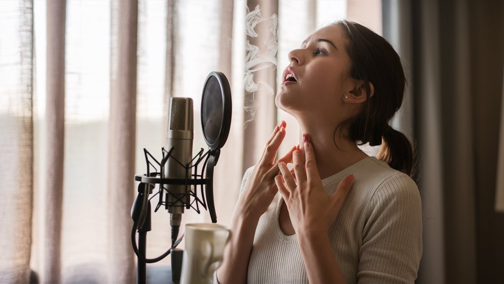 practice voice before singing