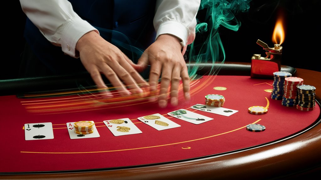 blackjack dealers split cards