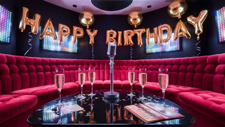 celebrate birthday with karaoke