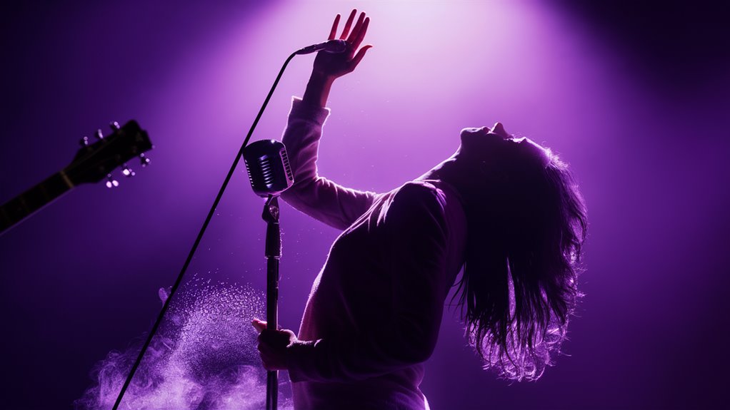 emotional singing in love songs