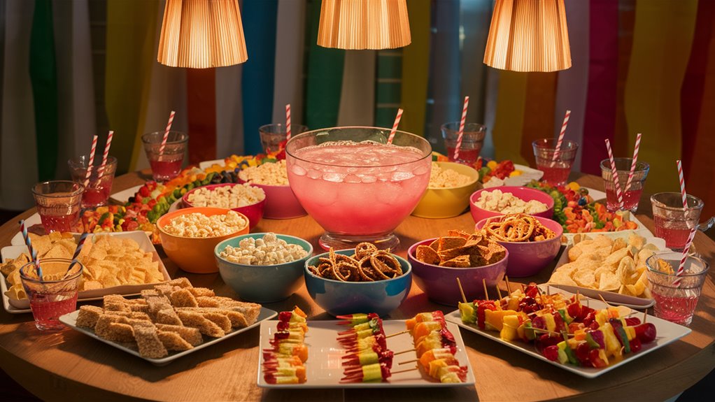 food and drinks available