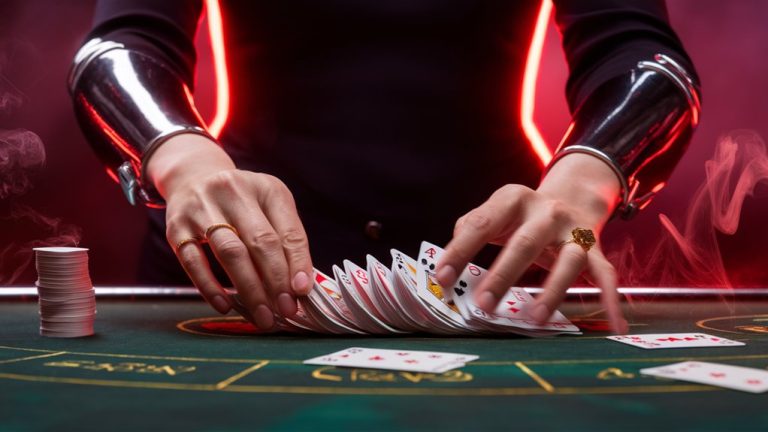 gambling with electric cards