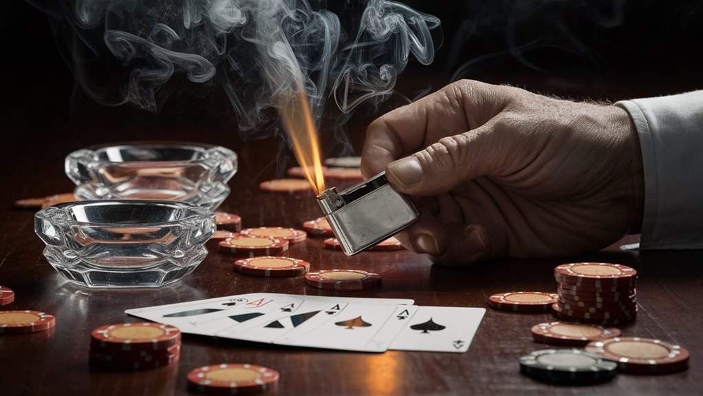 lighting cigarettes with freedom