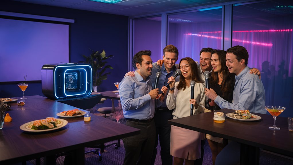 office team karaoke planning