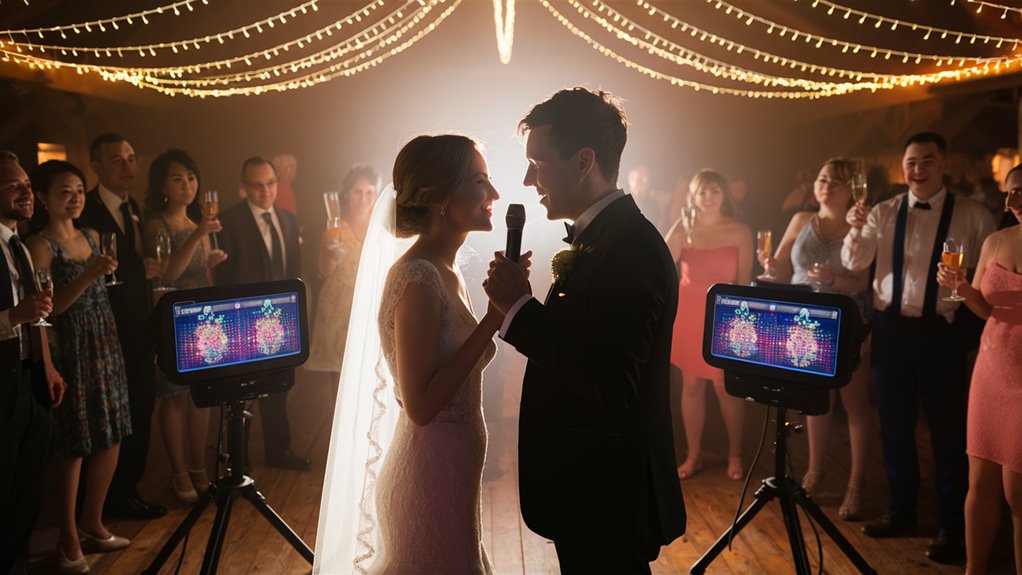 wedding reception karaoke planning