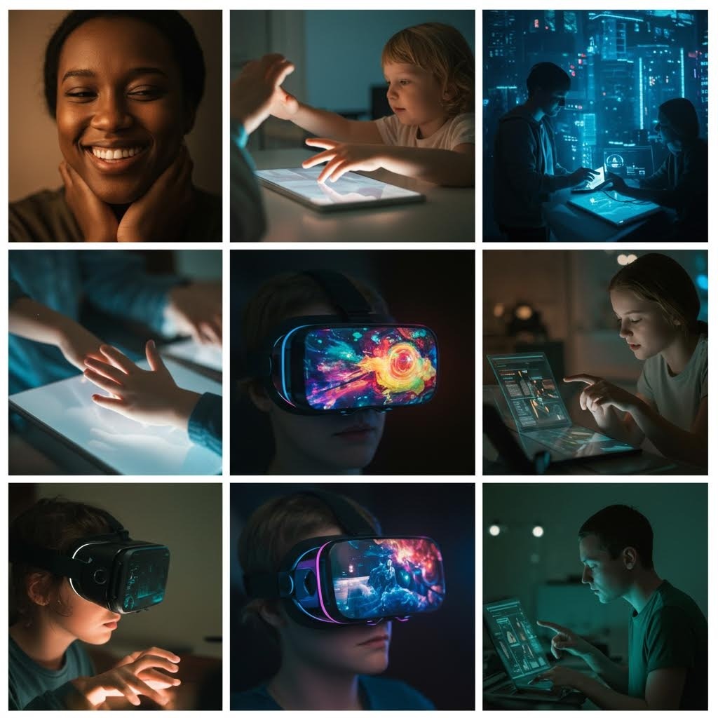 VR과 터치 인터페이스를 활용한 감정형 학습 및 몰입형 체험 공간